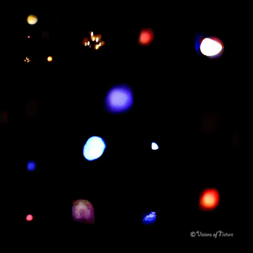 Afbeelding met echte kleurrijke sterrenlichtjes