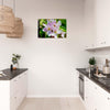 Acrylglas wanddecoratie met schitterende roze appelbloesems